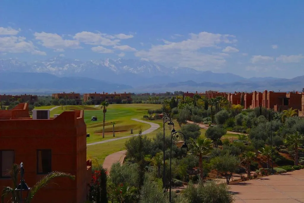 Daire Appartement Avec Vue Sur L'Atlas Et Piscine Marakeş Fas