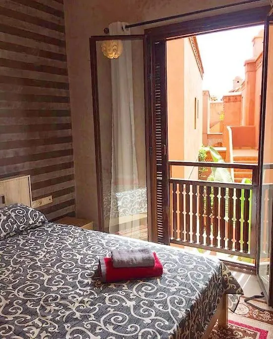 Appartement Avec Vue Sur L'Atlas Et Piscine Marakeş Fas